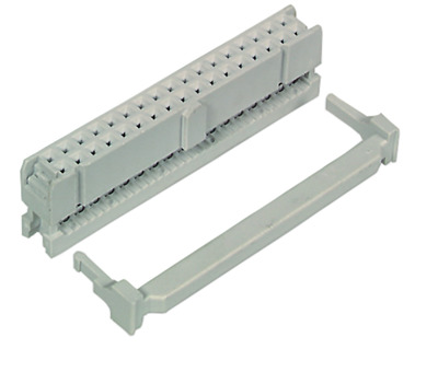Pfostenverbinder 14pol. grau, RM 2,54 -- E-WP 5461