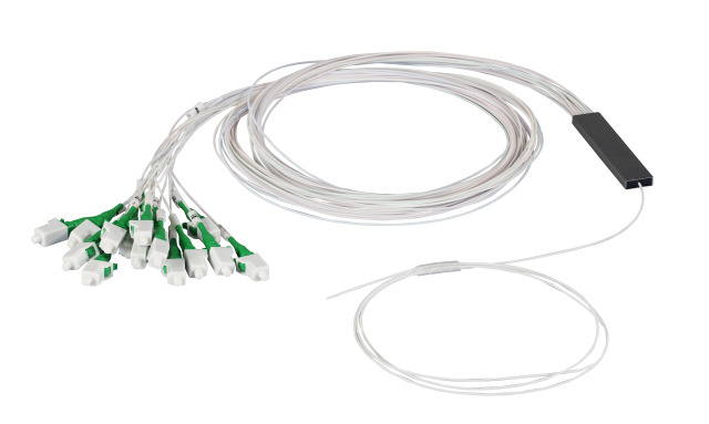 PLC Splitter 1 open End auf 64 LC/APC, 9/125µ G657,1m, LSZH PLC Splitter 1 open End auf 64 LC/APC, 9/125µ G657,1m, LSZH