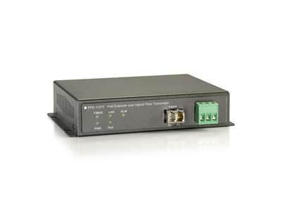 PoE Extender over Hybrid Fiber -- Transmitter, 120W