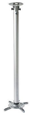 Profi Deckenhalterung für Beamer -- ausziehbar, 110-197cm, Silber Profi Deckenhalterung für Beamer -- ausziehbar, 110-197cm, Silber