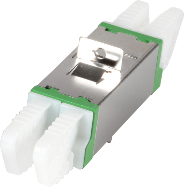 R&M Kupplung E2000?/APC Duplex/Compact OS2 grün, Grade C Glasfaser Kupplungen