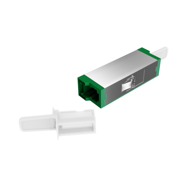 R&M Kupplung E2000©/APC Simplex OS2 grün -- Grade C flanschlos