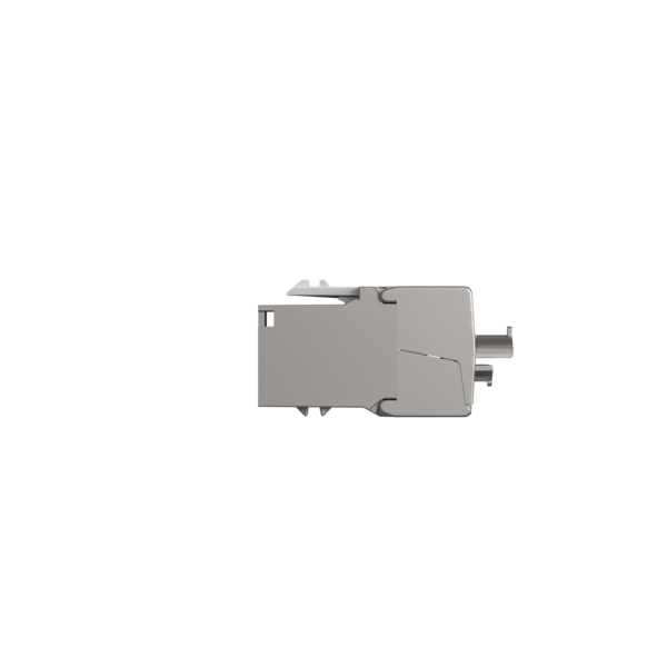 RJ45 Keystone Slimline, Cat.6A, silber
