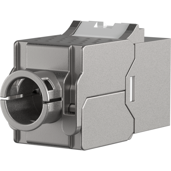 RJ45 Keystone Slimline, Cat.6A -- Zinkdruckguss, 10GE