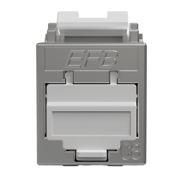 RJ45 Keystone Slimline, Cat.8.1, , 2000MHz