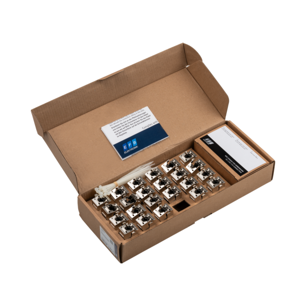 RJ45 Keystone STP, Cat.6A, 500MHz -- Komponenten zertifiziert, 24-Set