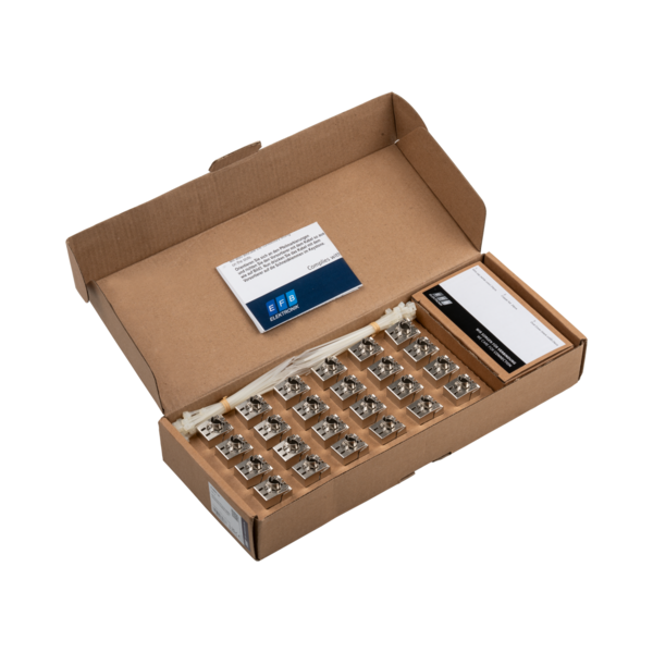 RJ45 Keystone STP, Cat.6A, 500MHz -- Komponenten zertifiziert, 24-Set