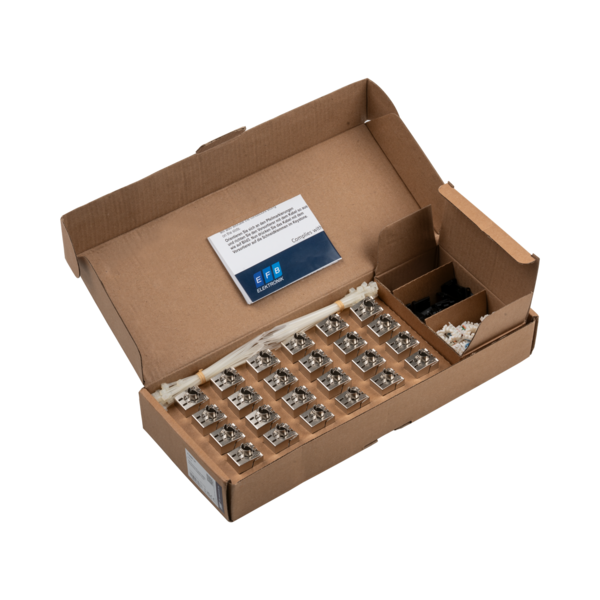 RJ45 Keystone STP, Cat.6A, 500MHz -- Komponenten zertifiziert, 24-Set