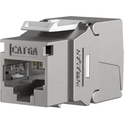 RJ45 Keystone STP, Cat.6A, 500MHz -- Komponenten zertifiziert RJ45 Keystone STP, Cat.6A, 500MHz -- Komponenten zertifiziert