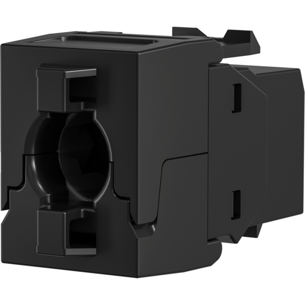 RJ45 Keystone UTP, Cat.6 -- 250MHz, Komponenten zertifiziert, schwarz