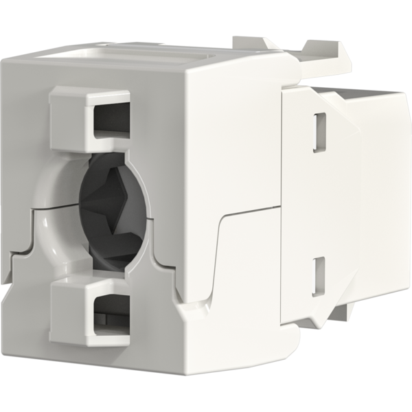RJ45 Keystone UTP, Cat.6 -- 250MHz, Komponenten zertifiziert, weiß