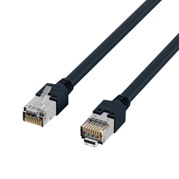RJ45 Patchkabel Cat.5e S/UTP PVC -- Dätwyler 5502 TM11 schwarz 0,5m