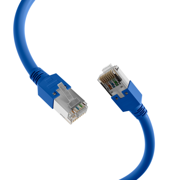 RJ45 Patchkabel Cat.5e SF/UTP LSZH -- Draka UC300 TM11 blau 10m