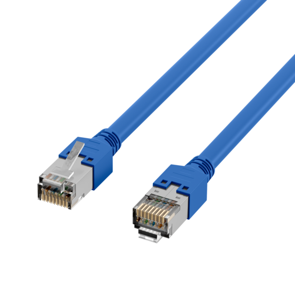 RJ45 Patchkabel Cat.5e SF/UTP LSZH -- Draka UC300 TM11 blau 10m