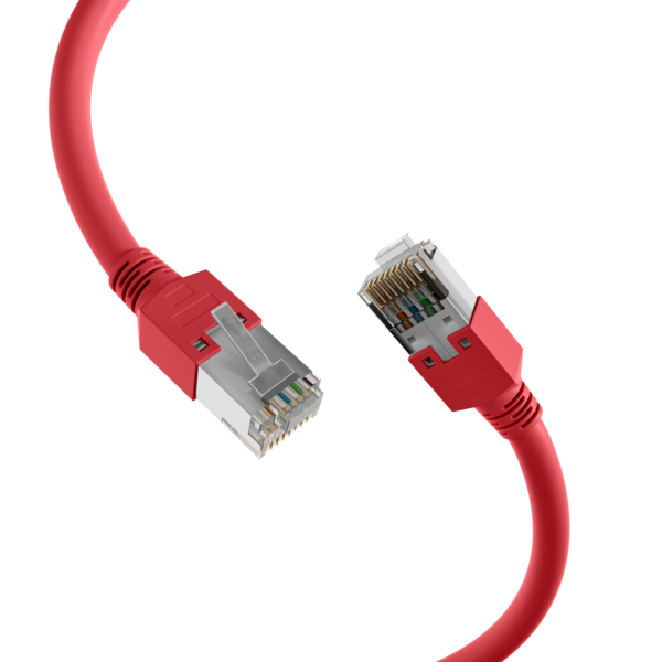RJ45 Patchkabel Cat.5e SF/UTP LSZH -- Draka UC300 TM11 crossed rot 10m
