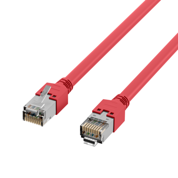 RJ45 Patchkabel Cat.5e SF/UTP LSZH -- Draka UC300 TM11 crossed rot 10m