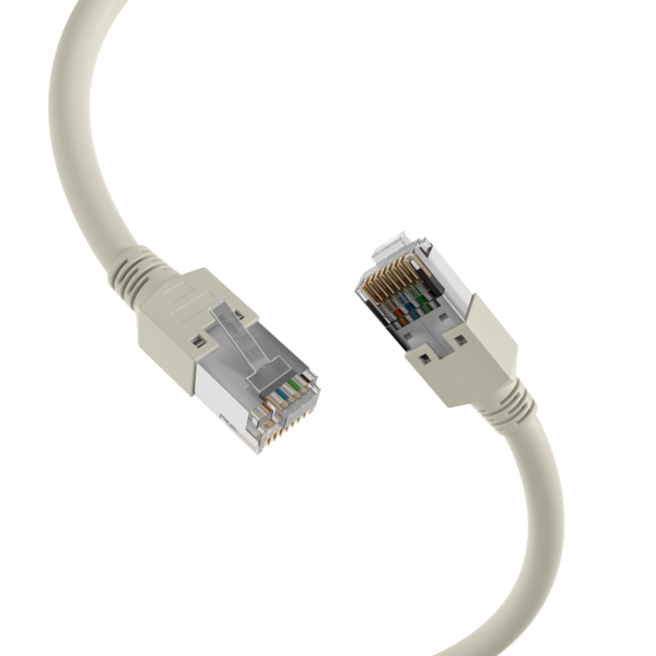 RJ45 Patchkabel Cat.5e SF/UTP LSZH -- Draka UC300 TM11 grau 15m