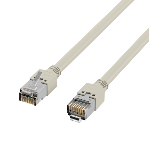 RJ45 Patchkabel Cat.5e SF/UTP LSZH -- Draka UC300 TM11 grau 20m