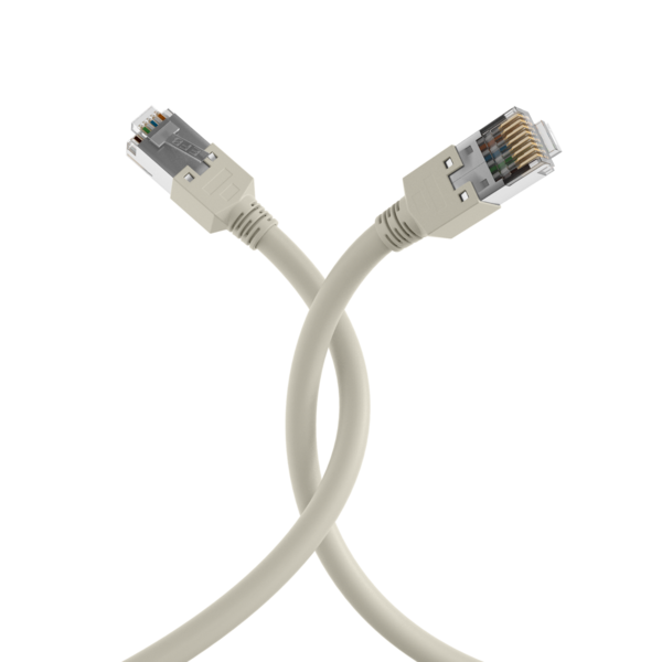 RJ45 Patchkabel Cat.5e SF/UTP LSZH -- Draka UC300 TM11 grau 20m