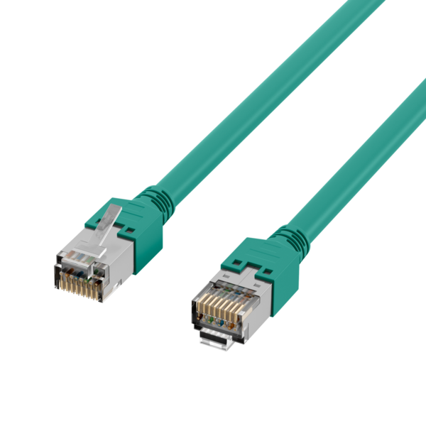 RJ45 Patchkabel Cat.5e SF/UTP LSZH -- Draka UC300 TM11 grün 40m