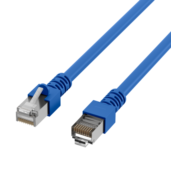 RJ45 Patchkabel Cat.5e SF/UTP PVC -- CCA blau 1,5m