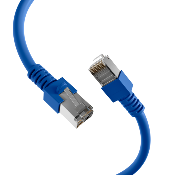 RJ45 Patchkabel Cat.5e SF/UTP PVC -- CCA blau 30m