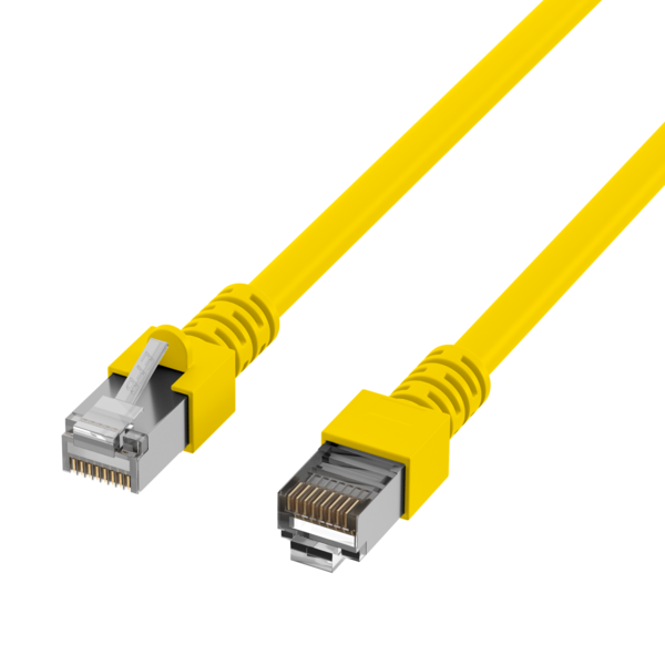 RJ45 Patchkabel Cat.5e SF/UTP PVC -- CCA gelb 1,5m