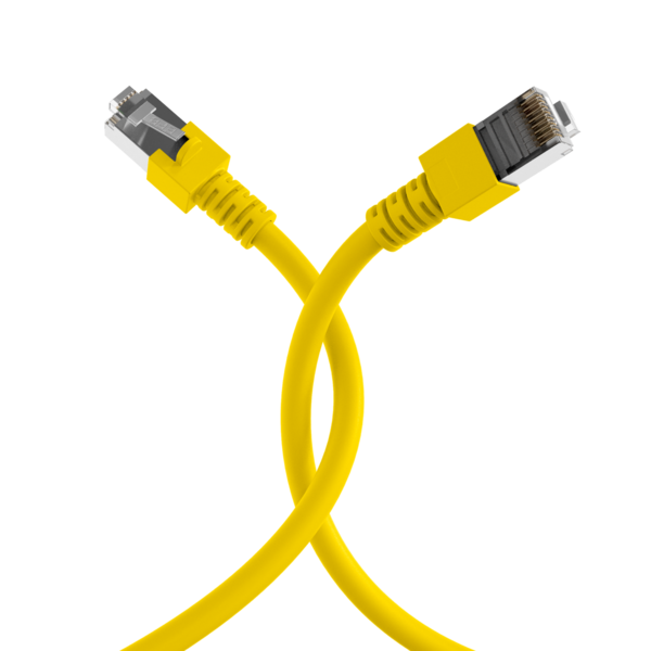 RJ45 Patchkabel Cat.5e SF/UTP PVC -- CCA gelb 1,5m