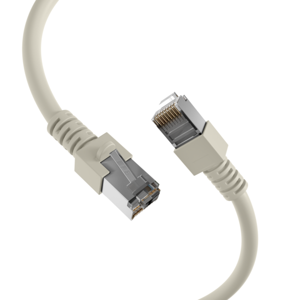 RJ45 Patchkabel Cat.5e SF/UTP PVC -- CCA grau 0,25m