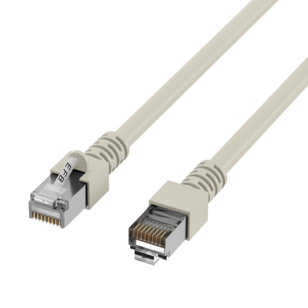 RJ45 Patchkabel Cat.5e SF/UTP PVC -- CCA grau 0,25m