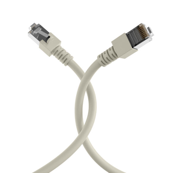 RJ45 Patchkabel Cat.5e SF/UTP PVC -- CCA grau 0,25m