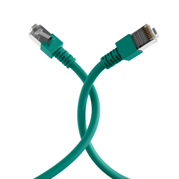 RJ45 Patchkabel Cat.5e SF/UTP PVC -- CCA grün 3m