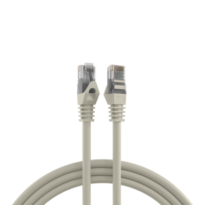 RJ45 Patchkabel Cat.5e U/UTP LSZH -- CCA AWG24/7 grau 1m