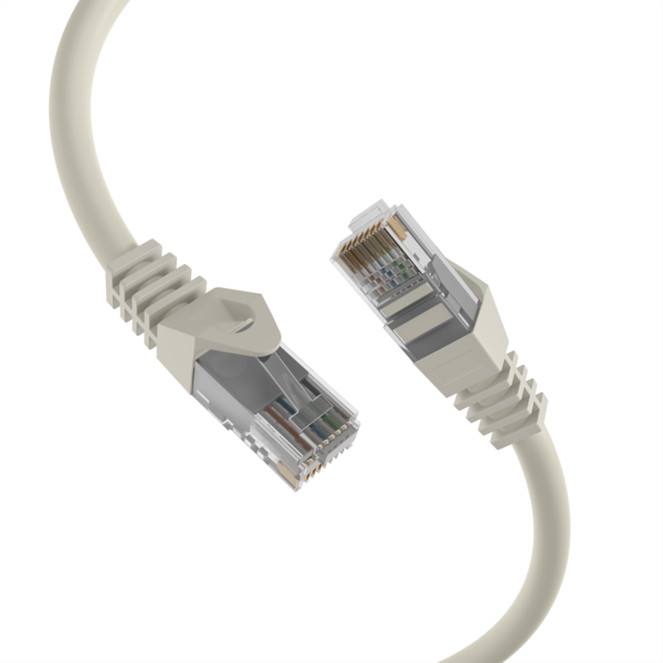 RJ45 Patchkabel Cat.5e U/UTP LSZH -- CCA AWG24/7 grau 1m