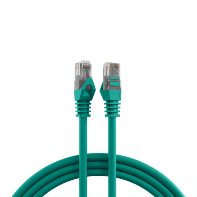 RJ45 Patchkabel Cat.5e U/UTP LSZH -- CCA AWG24/7 grün 30m
