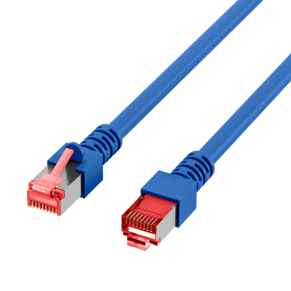 RJ45 Patchkabel Cat.6 S/FTP LSZH -- blau 1,5m