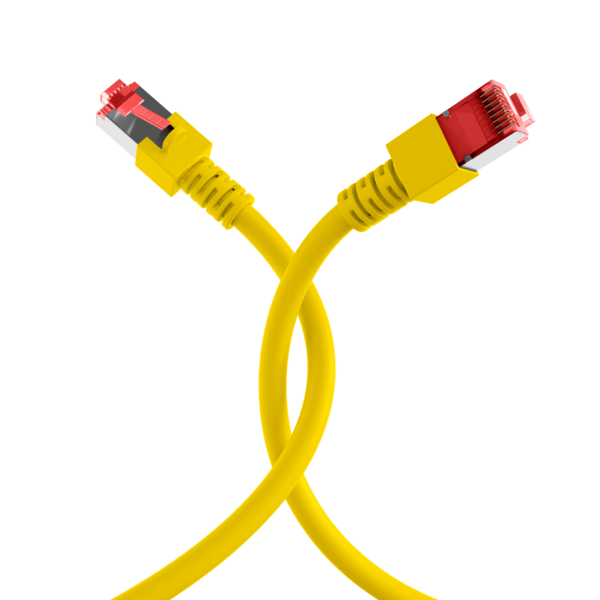 RJ45 Patchkabel Cat.6 S/FTP LSZH -- gelb 0,5m