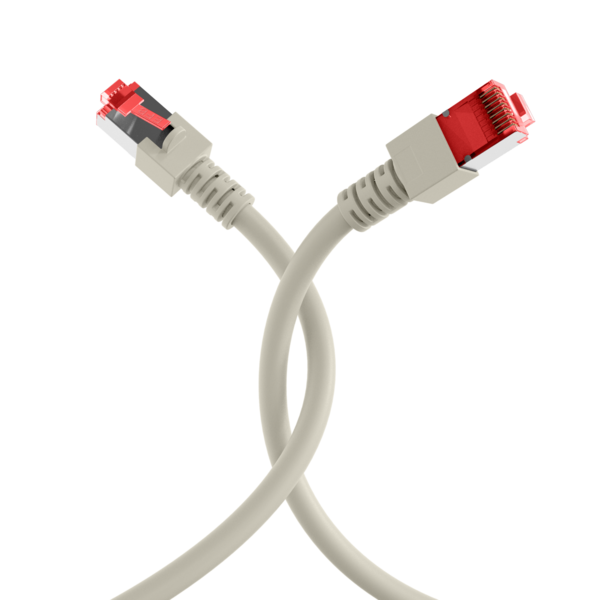 RJ45 Patchkabel Cat.6 S/FTP LSZH -- grau 1,5m