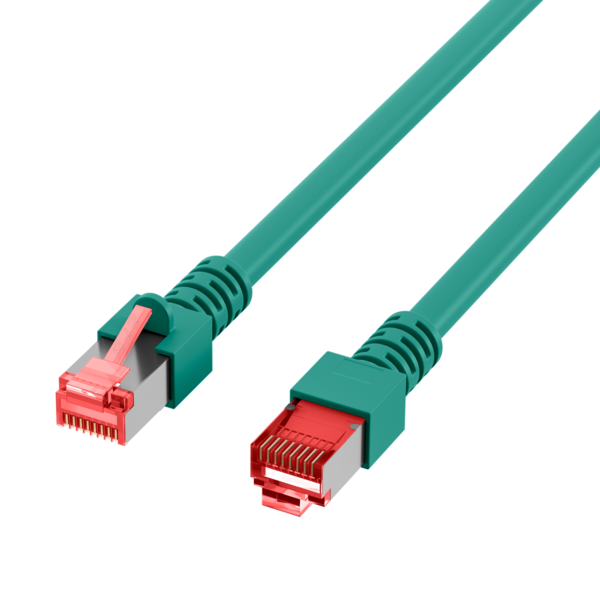 RJ45 Patchkabel Cat.6 S/FTP LSZH -- grün 1m
