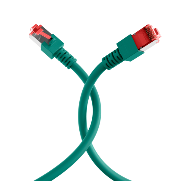RJ45 Patchkabel Cat.6 S/FTP LSZH -- grün 1m