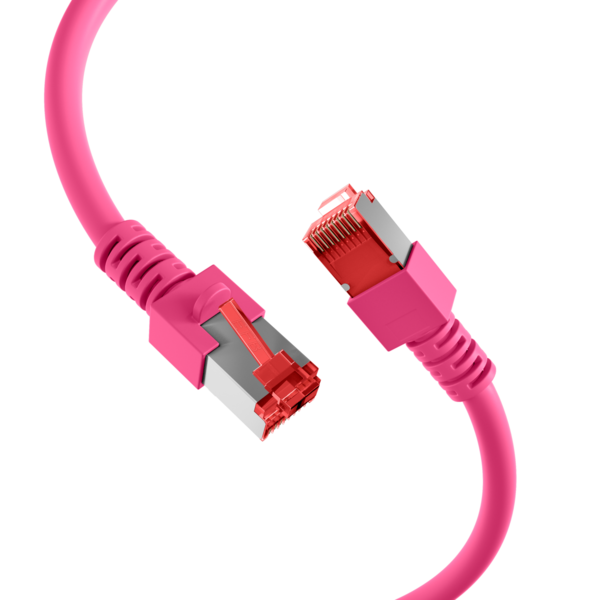 RJ45 Patchkabel Cat.6 S/FTP LSZH -- magenta 1m