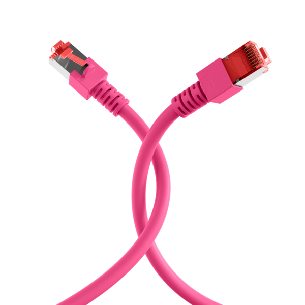 RJ45 Patchkabel Cat.6 S/FTP LSZH -- magenta 1m