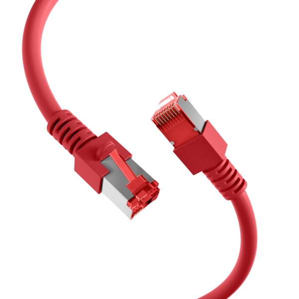 RJ45 Patchkabel Cat.6 S/FTP LSZH -- rot 1,5m