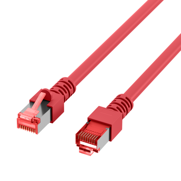 RJ45 Patchkabel Cat.6 S/FTP LSZH -- rot 1,5m