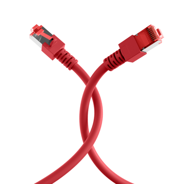 RJ45 Patchkabel Cat.6 S/FTP LSZH -- rot 1,5m