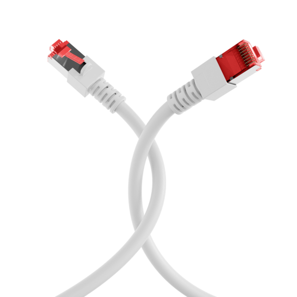 RJ45 Patchkabel Cat.6 S/FTP LSZH -- weiß 0,5m