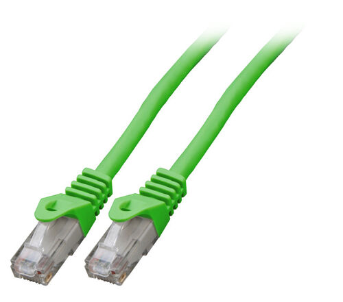 RJ45 Patchkabel Cat.6 U/UTP, LSZH 25m, grün RJ45 Patchkabel Cat.6 U/UTP, LSZH 25m, grün