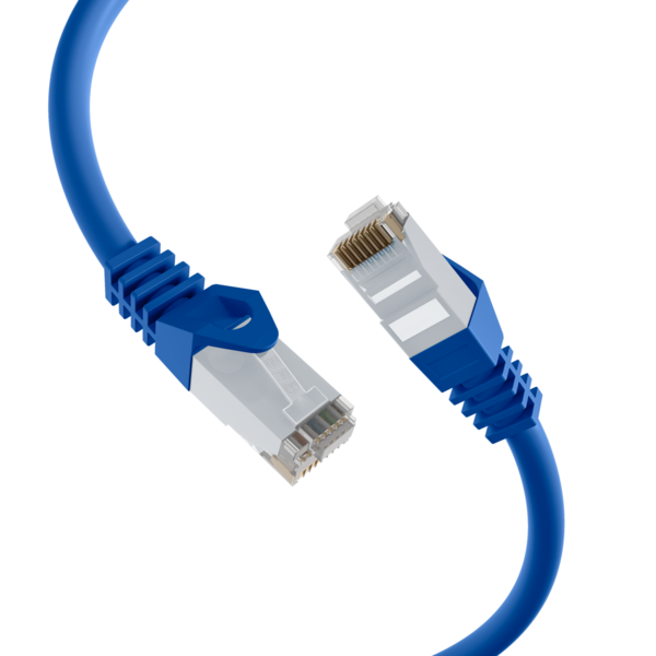 RJ45 Patchkabel Cat.6 U/UTP LSZH -- CCA blau 15m