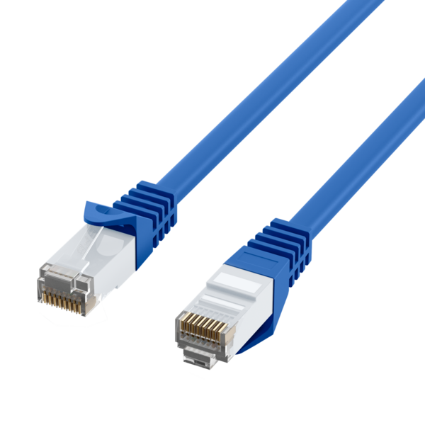 RJ45 Patchkabel Cat.6 U/UTP LSZH -- CCA blau 15m