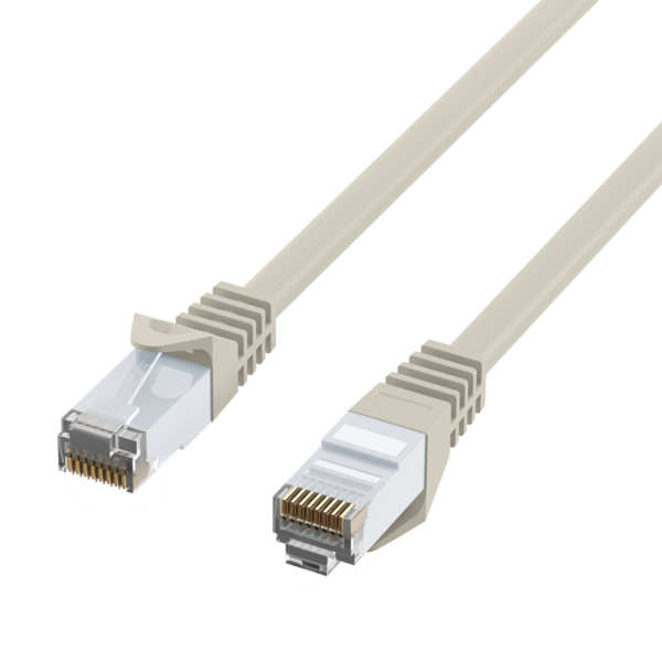 RJ45 Patchkabel Cat.6 U/UTP LSZH -- CCA grau 1,5m